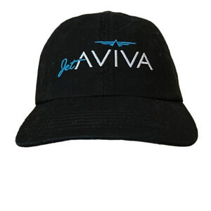 Jet Aviva black Baseball Cap adjustable NWOT